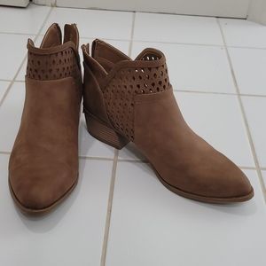 Womens brown booties